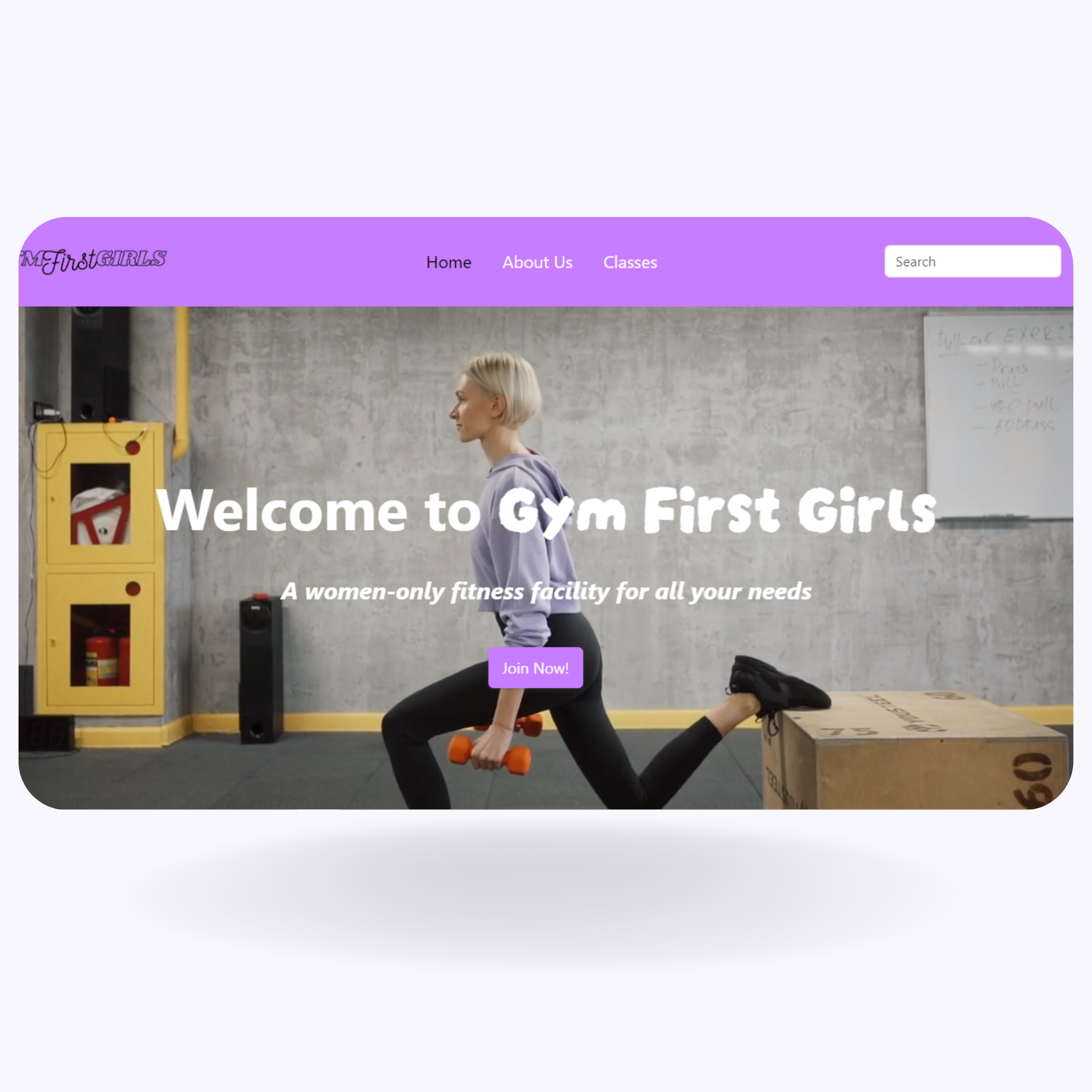 Gym project preview